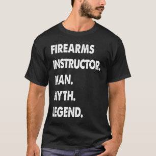 Camiseta Leyenda del hombre del instructor de armas de fueg
