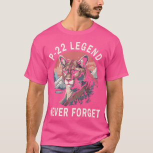 Camiseta Leyenda del León de la Montaña P22 Anim exótico La