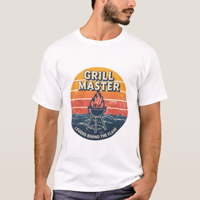 Camiseta Leyenda del Maestro de la Parrilla Detrás de la Ll (Anverso)