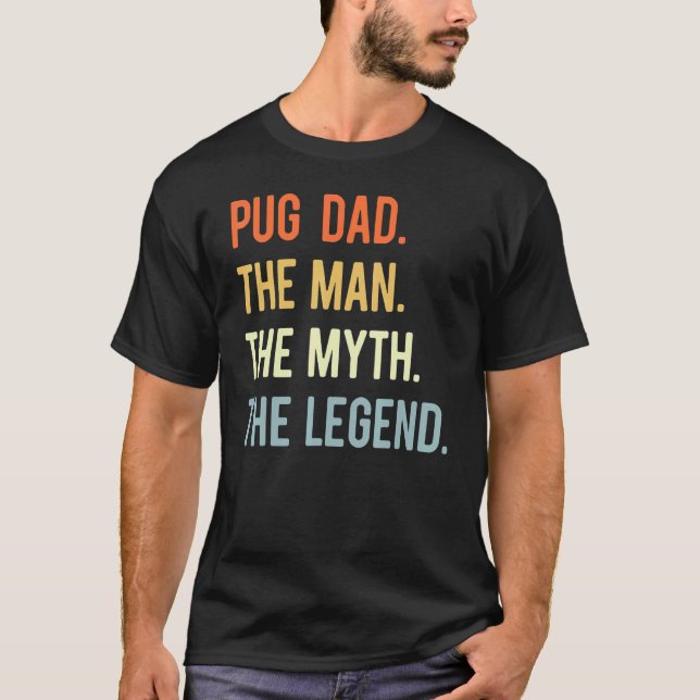 Camiseta Leyenda del mito del animal del perro del perro de (Anverso)