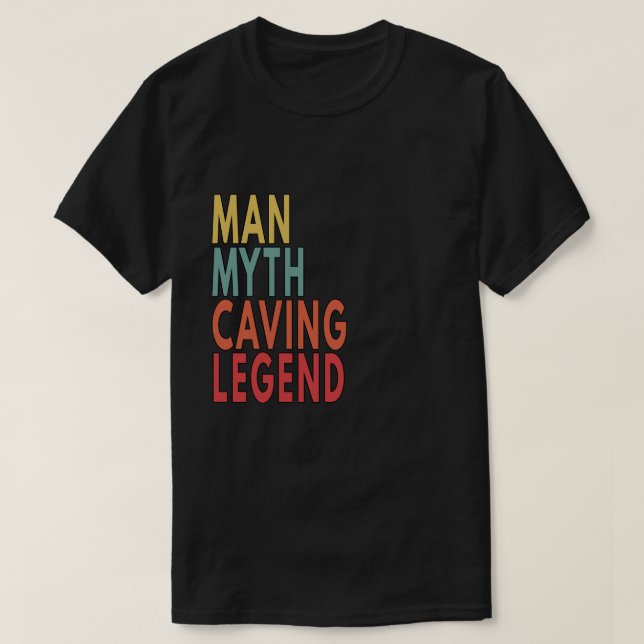 Camiseta Leyenda del mito del hombre del regalo de salvamen (Diseño del anverso)