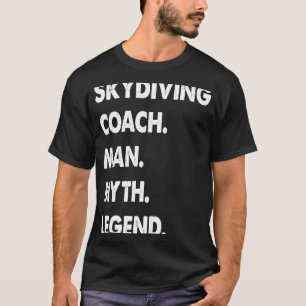 Camiseta Leyenda del mito del hombre entrenador de esquí