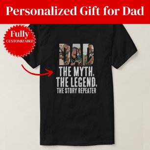 Camiseta Leyenda del mito del padre que repite historias