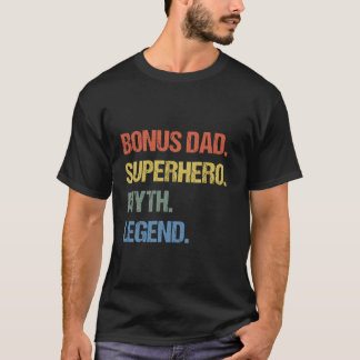 Camiseta Leyenda del mito del superhéroe de papá Bonus