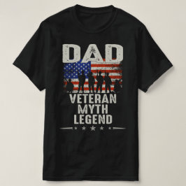 Camiseta leyenda del mito veterano de papá