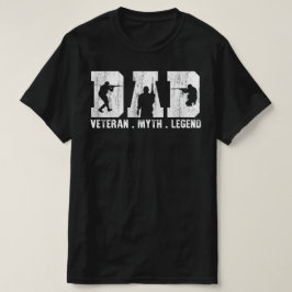Camiseta leyenda del mito veterano de papá