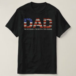 Camiseta leyenda del mito veterano de papá