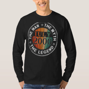 Camiseta Leyenda del Mitos del Hombre Julio de 2000 22º cum