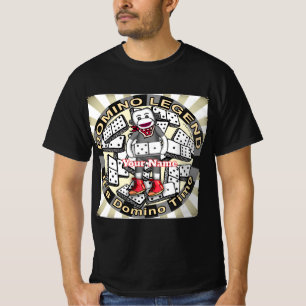 Camiseta leyenda del mono de calcetín dominó
