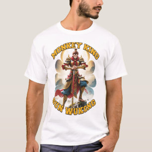 Camiseta Leyenda del Mono Rey 2 Hombres Blanco