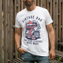 Leyenda del Papá Vintage Personalizada Año Retro C