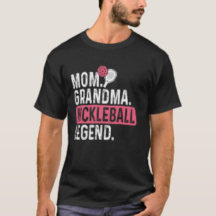 Camiseta Leyenda del pickleball divertida jugadora mamá abu