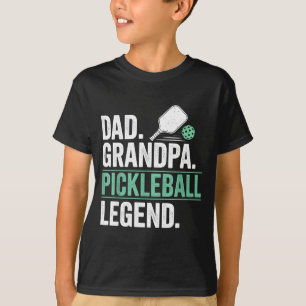 Camiseta Leyenda del pickleball divertido jugador papá abue