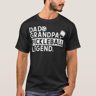 Camiseta Leyenda del Pickleball Papá Abuelo Jugador de Pick