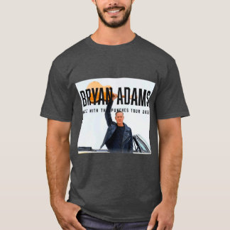 Camiseta leyenda del rock de bryan adams