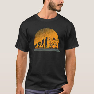 Camiseta Leyenda del tambor Evolución Luna llena Bidones de