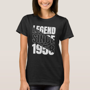 Camiseta Leyenda desde 1958 Legendaria desde 1958