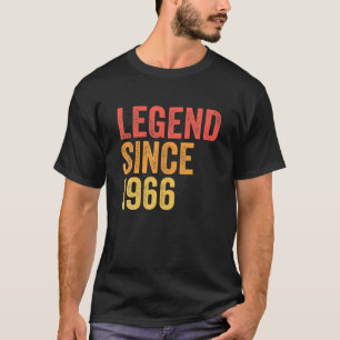 Camiseta Leyenda Desde 1966 Funny 55 Años De Edad 55 Años