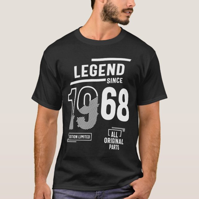 Camiseta Leyenda desde 1968 - 54º cumpleaños (Anverso)