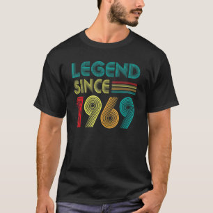 Camiseta Leyenda desde 1969 53ᵉʳ Birthday Retro Vintage 53 