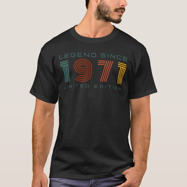 Camiseta Leyenda desde 1971, Edición Limitada (Anverso)