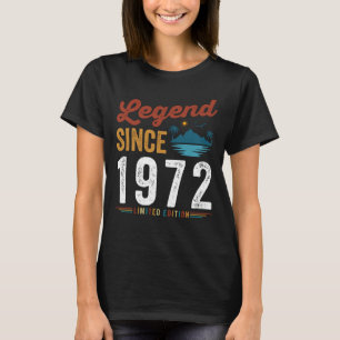 Camiseta Leyenda desde 1972 Vintage retro