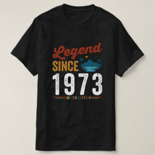 Camiseta Leyenda desde 1973 Vintage retro