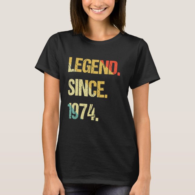 Camiseta Leyenda desde 1974 (Anverso)