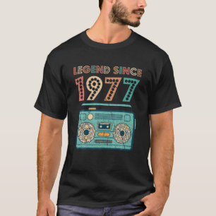 Camiseta Leyenda Desde 1977 45º Regalos De Cumpleaños Casse