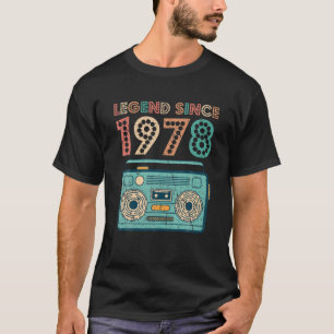 Camiseta Leyenda Desde 1978 44º Regalos De Cumpleaños Casse