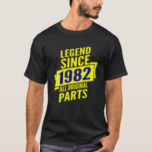 Camiseta Leyenda Desde 1982 40 Regalos De Cumpleaños Hombre