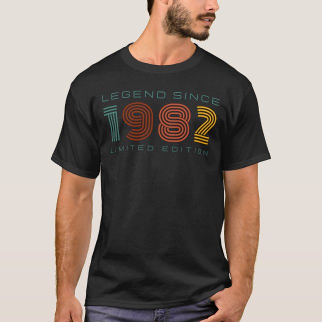 Camiseta Leyenda Desde 1982, Edición Limitada (Anverso)