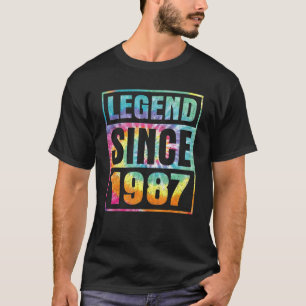 Camiseta Leyenda desde 1987 35 años 35 años de edad Tie D