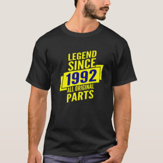 Camiseta Leyenda Desde 1992 30 Regalos De Cumpleaños Hombre