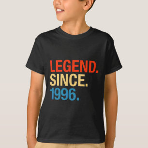 Camiseta Leyenda desde 1996 Regalos de 26 años