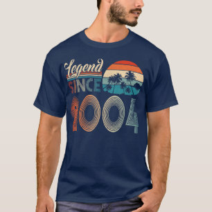 Camiseta Leyenda Desde 2004 18 Años De Edad 18 Regalos De C
