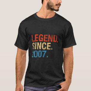Camiseta Leyenda Desde 2007 Regalos De 14 Años