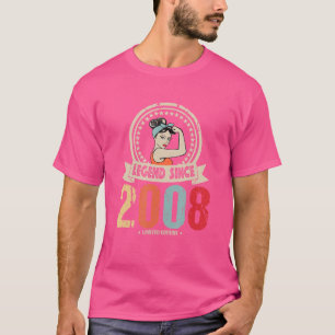 Camiseta Leyenda desde 2008 Vintage 14th Birthday Party 14 