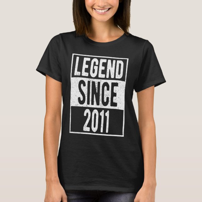 Camiseta Leyenda desde 2011 11 años (Anverso)
