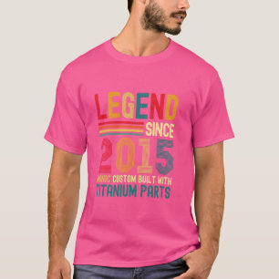 Camiseta Leyenda desde 2015 Hombres de Novena Época Titaniu