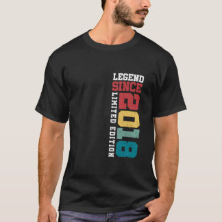Camiseta Leyenda desde 2018 Edición Limitada Retro Divertid