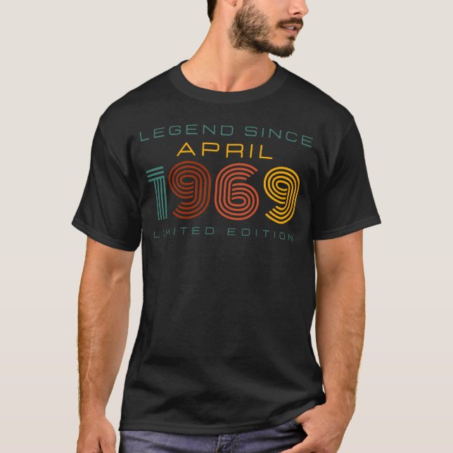 Camiseta Leyenda desde abril de 1969, edición limitada (Anverso)