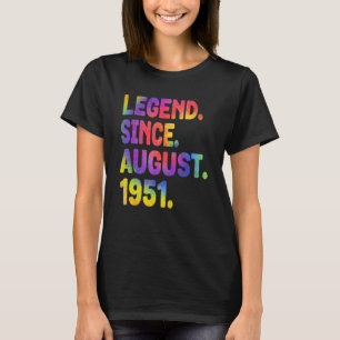 Camiseta Leyenda desde agosto de 1951 Tejido de 72 años