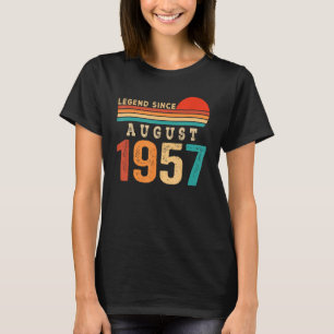 Camiseta Leyenda desde agosto de 1957 66 años de edad 66º n
