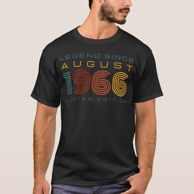Camiseta Leyenda desde agosto de 1966, edición limitada mas (Anverso)