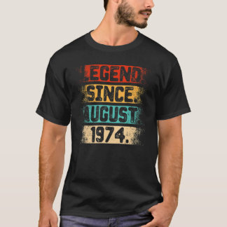 Camiseta Leyenda desde agosto de 1974 48 años de edad 48º n