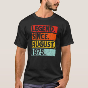 Camiseta Leyenda desde agosto de 1975 Vintage 47 años de ed