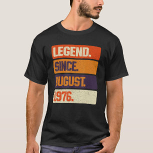 Camiseta Leyenda desde agosto de 1976 Retro 47 años 47th B
