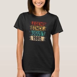 Camiseta Leyenda desde agosto de 1980 42 años