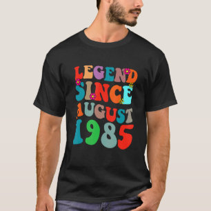Camiseta Leyenda desde agosto de 1985 Vintage Birthday Retr